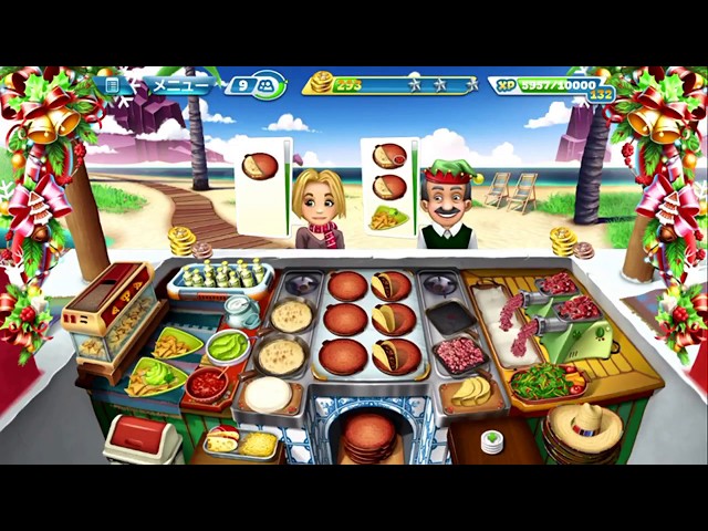 クッキングフィーバー メキシコ料理屋 Mexican Restaurant Level 30 クリスマスver Cooking Fever Litetube