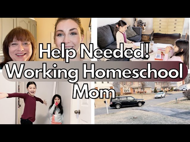 WORKING HOMESCHOOL MOM (HELP) ~ REALISTIC DAY IN THE LIFE ~ HOMESCHOOL MOM DITL SCHEDULE