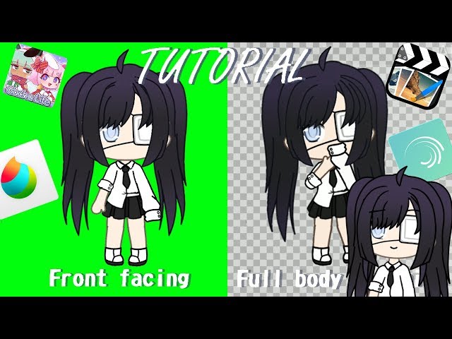 Gacha Life Front Facing Full Body Tweening Tutorial Litetube