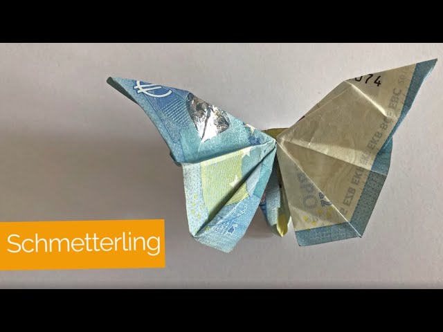 Schmetterling Aus Geldscheine Falten Diy Geldgeschenke Taufe Geld Geschenk Idee Litetube