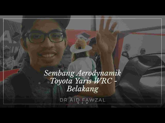 Jom Sembang Teknikal - bersama Dr Aid Fawzal  Aerodinamik Kereta 