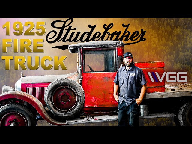 Forgotten 1925 Studebaker HEARSE / FIRE TRUCK! - Will it RUN AND DRIVE after 17 years?