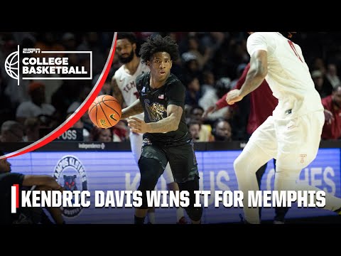 Memphis Wins At The Buzzer On An Off Balance Jumper ESPN College Basketball