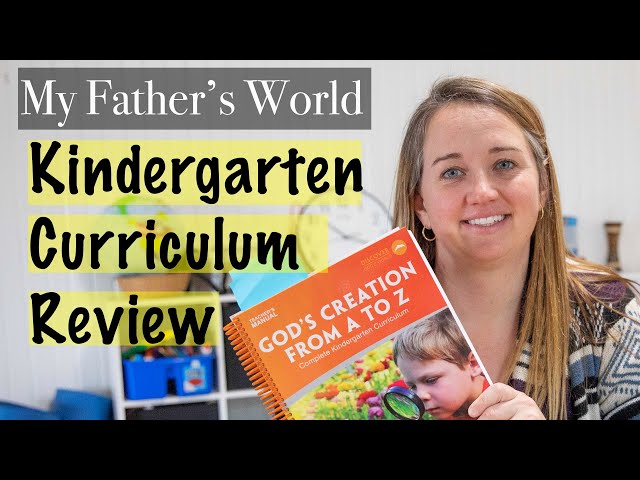 Homeschooling | My Father's World Kindergarten Curriculum Review