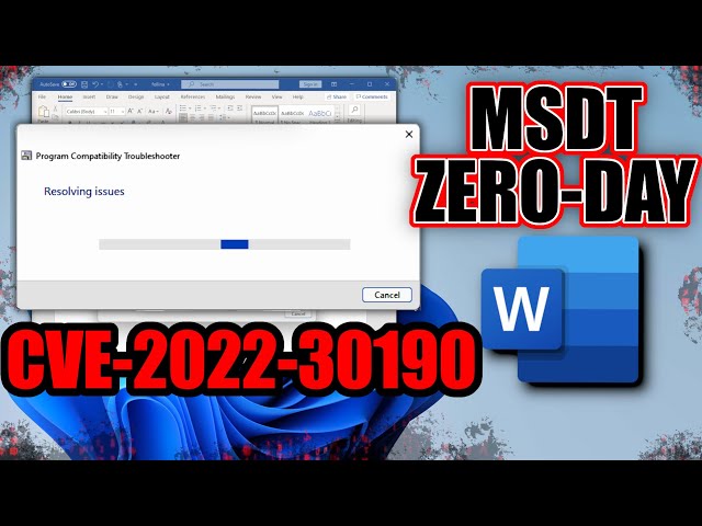Exploiting MSDT 0-Day CVE-2022-30190