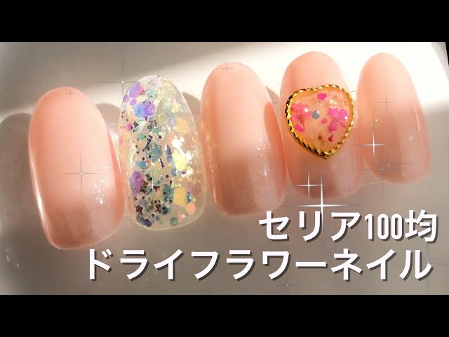 セリアジェル同士を混ぜてミントグリーンを作りました Seria Gelニュアンスネイル Litetube