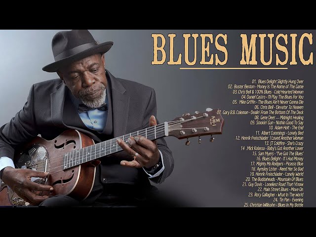 Relaxing Blues Music | Best Of  Slow Blues Songs All Time | Top Blues Guitar