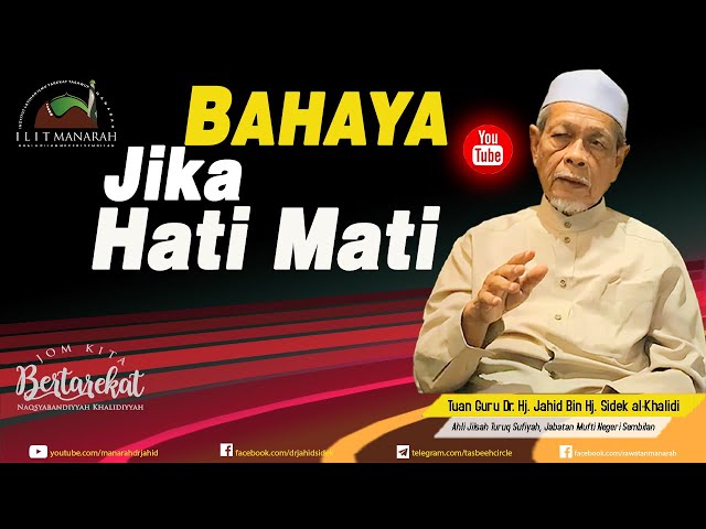 Y Bhg Tuan Guru Dr Jahid Bin Haji Sidek Bicara Akidah Dalam Perubatan Islam 3 Mei 2014 Litetube
