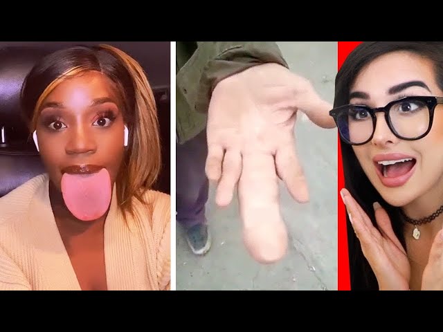 People With Unique Features On Tik Tok!