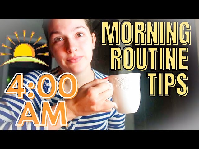 4 AM ROUTINE 2021: MOM OF 3 PRODUCTIVE MORNING ROUTINE MOTIVATION & TIPS