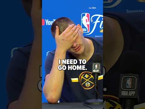 Jokic Didn T Seem To Care About Winning The Finals Nba Nbafinals Nuggets Jokic