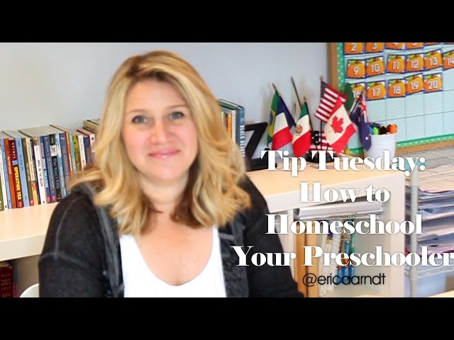 Tip Tuesday:  How to Homeschool Your Preschooler