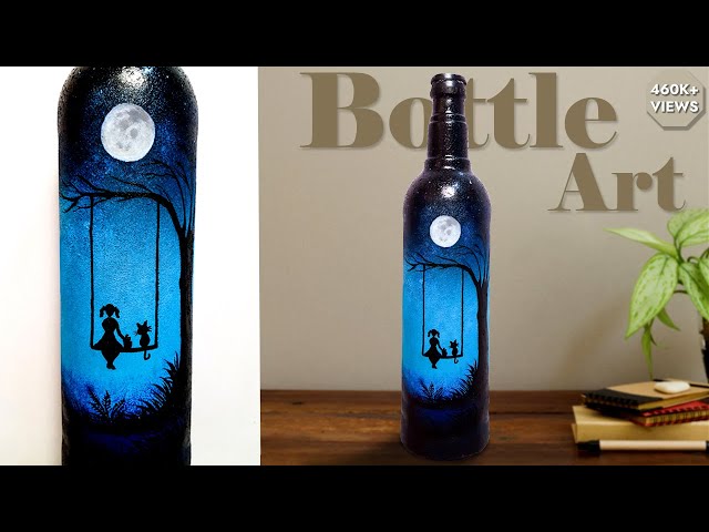 picture Simple Decoration Simple Bottle Art Designs diy quick easy bottle art one