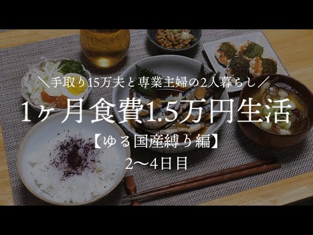 夫手取り15万で専業主婦したいので 1ヶ月食費1 5万円生活その1 ゆる国産縛り編 低収入家庭vlog Litetube