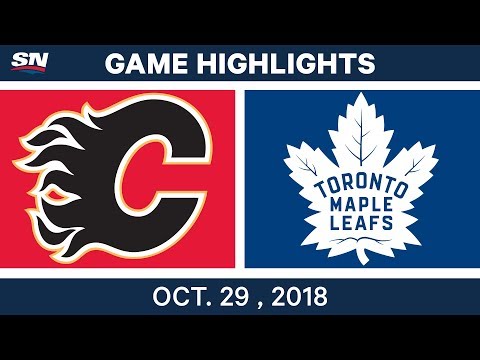 NHL Highlights Flames Vs Maple Leafs Oct 29 2018