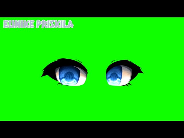 Tiktok Gacha Life Eyes Green Screen Trend Rana Gacha Litetube