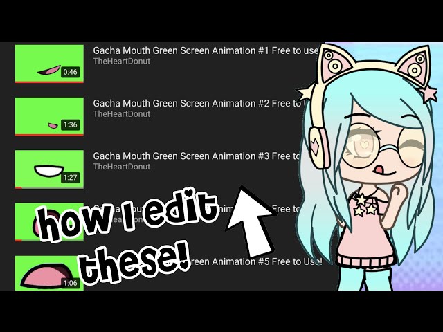 Gacha Life Wings Green Screen Read Desc Litetube