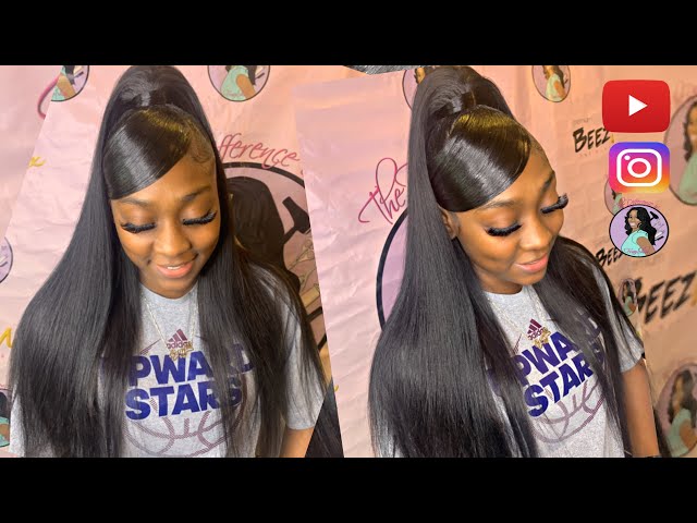 Half Up Half Down With A Swoop By Adeatalise Litetube Half Up Half Down With A Swoop By Adeatalise Litetube