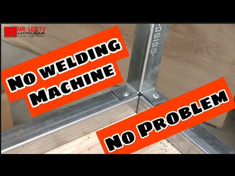 HOW TO BUILD A SIMPLE STEEL FRAME WITHOUT WELDING MR LEE TV