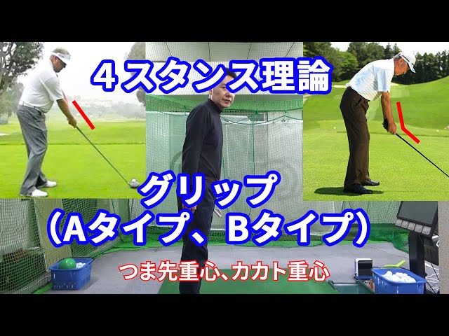 ４スタンス理論によるグリップの補足 つま先重心はフィンガーグリップ カカト重心はパームグリップが良い らしいです Litetube