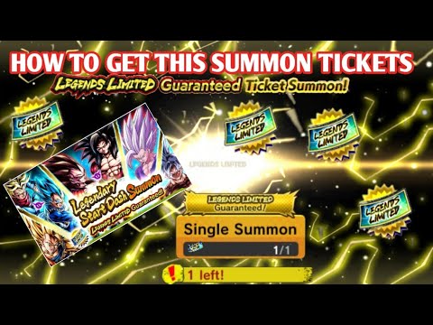 How To Get Lf Guaranteed Legendary Start Dash Banner Summon Tickets Dragon Ball Legends