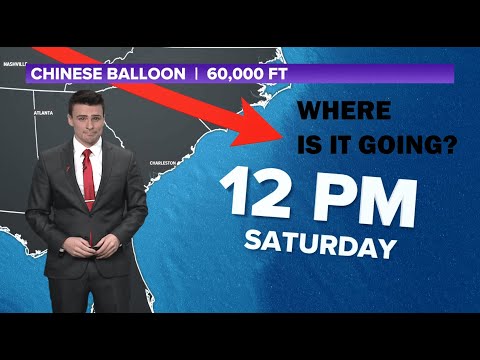 TRACKING Where Is The Chinese Balloon Going Next
