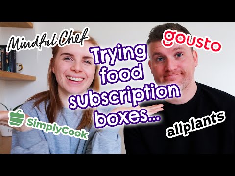 TRYING FOOD SUBSCRIPTION BOXES SIMPLY COOK MINDFUL CHEF ALLPLANTS GUSTO VEGANUARY