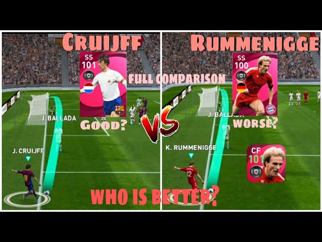 Iconic M Rashford Vs Iconic K Rummenigge Full Comparison Who Is Better Pes 2021 Mobile Litetube