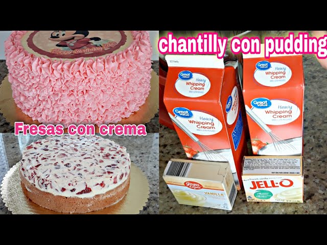 Como Hacer Chantilly Con Pudding Relleno De Fresas Con Crema Litetube Como Hacer Chantilly Con Pudding Relleno De Fresas Con Crema Litetube