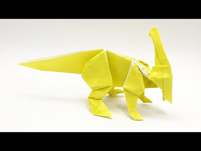 恐竜 ラプトル風 の折り紙の折り方 Origami Dinosaurs Litetube 恐竜 ラプトル風 の折り紙の折り方 Origami Dinosaurs Litetube