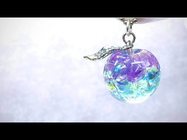Uvレジン 100均材料でオーロラ色の鉱石レジンを作りました Ore Resin Diy Litetube