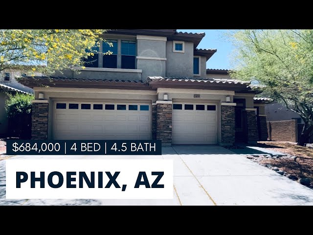 Homes For Sale Phoenix, Arizona $684,000 3,905 Sqft, 4 Bedrooms, 4.5 Bathrooms
