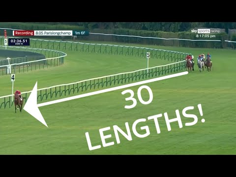 EXTRAORDINARY RIDE Wins Race By 30 LENGTHS