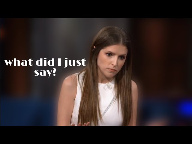 Anna Kendrick being a natural comedian for 3 minutes straight