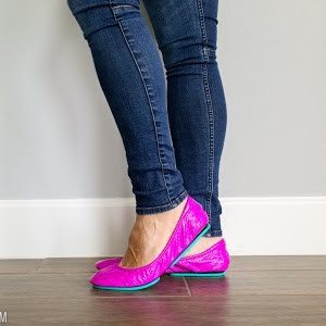 tieks neon shoes