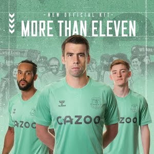 Everton S 2020 21 Third Kit Revealed Eitc S Disability Football Stars Reveal New Hummel Strip Youtube