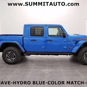 21 Jeep Gladiator Mojave Hydro Blue In Depth Walk Around Review Leather Nav 21j22 Sold Summitauto Youtube