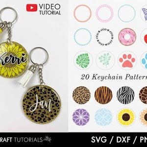 Download Acrylic Keychains With Vinyl Sunflower Resin Keychain Youtube