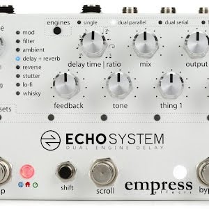 Empress Echosystem Dual Engine Delay Pedal Demo - YouTube