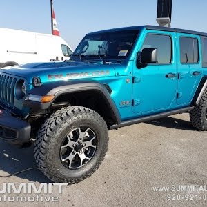 ALL NEW 2020 JEEP WRANGLER RUBICON 4 DOOR BIKINI BLUE WALK AROUND REVIEW  STICK SOLD 20J69 SUMMITAUTO - YouTube