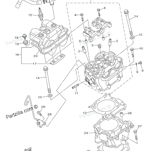 Yamaha Yfz450r Top End Rebuild Part 1 Engine Teardown Partzilla Com Youtube