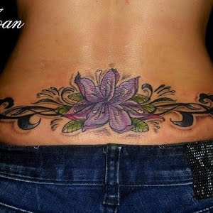 Los Mejores Tatuajes En La Espalda Baja Mujeres Youtube