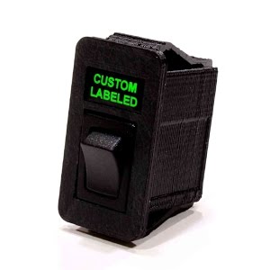 Illuminated On Off Rocker Switch With Wiring Products Youtube
