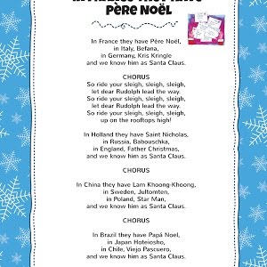 In France They Have Pere Noel Karaoke With Lyrics Christmas Instrumental Songs Youtube