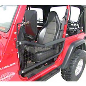 Jeep Wrangler (1997-2006 TJ) Rugged Ridge Tube Doors - Pair, Textured Black  Review & Install - YouTube