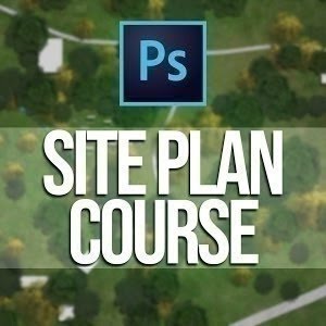architecture site plan photoshop course