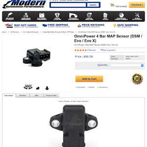 Hondata K Series 4 Bar Map Sensor K Series Parts