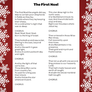 The First Noel With Lyrics Christmas Song Carol Youtube