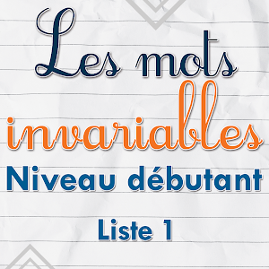 Les Mots Invariables Liste 1 Niveau Debutant Youtube