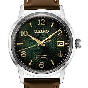 Seiko Cocktail Mojito! Green Dial SRPE45 Automatic Presage Watch! - YouTube